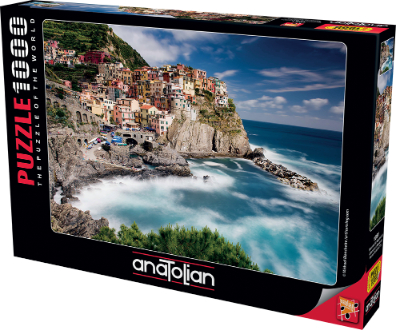 Manarola\'da Akşamüstü / Afternoon İn Manarola (1000 parça)