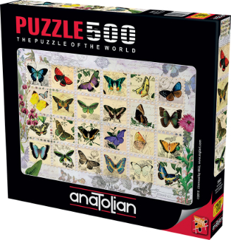Kelebekler / Butterfly Stamps (500 parça)